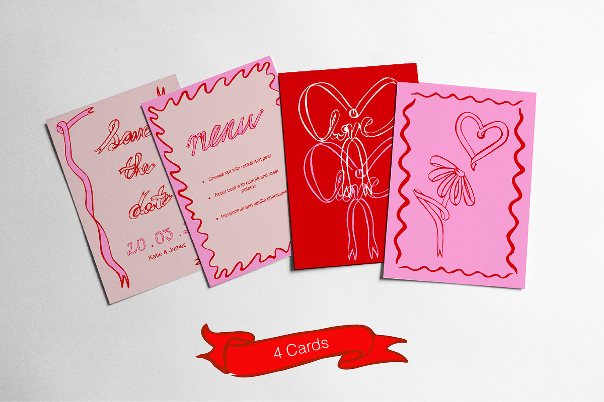 Ribbon bundle vector illustrations, an Object Graphic by MayBay Studio (Photo 3 of 4)