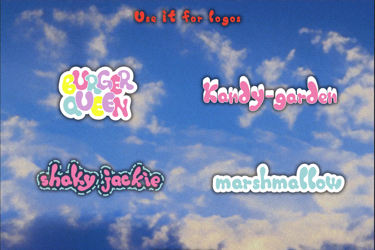 ChubbyChubby BomBom: Hand drawn font, a Font by Chun (Photo 5 of 9)