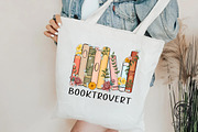 Booktrovert Png Sublimation, a Graphic by Owlsome.Designs (Thumbnail 5 of 5)