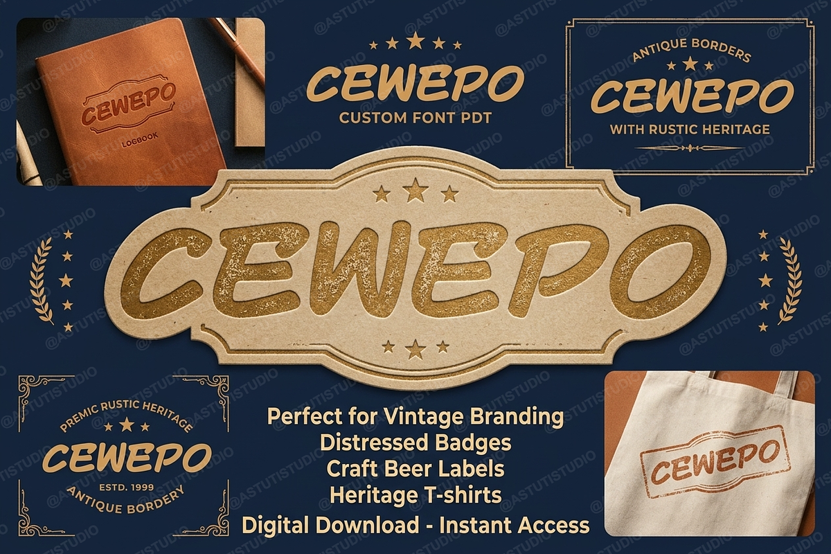 Cewepo - Elegant Serif Typeface, a Serif Font by Astuti Studio (Photo 9 of 25)