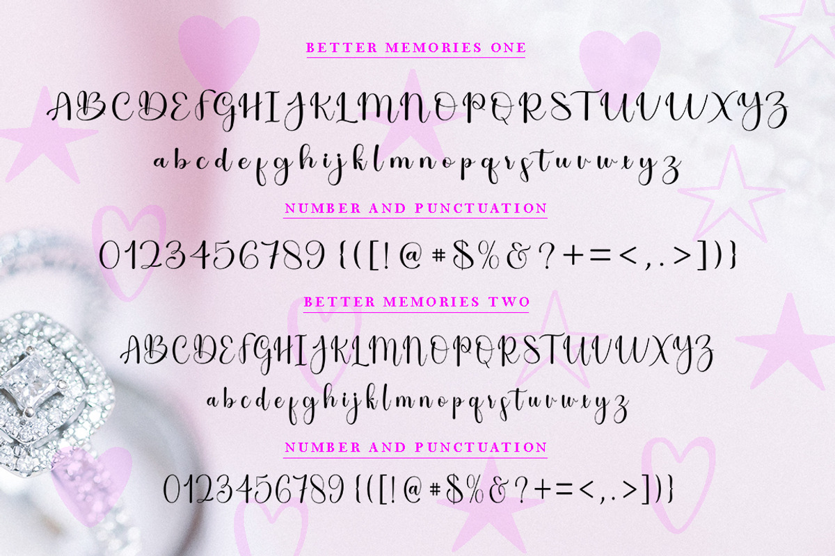 Better Memories, a Script Font by TM Type (Photo 10 of 12)
