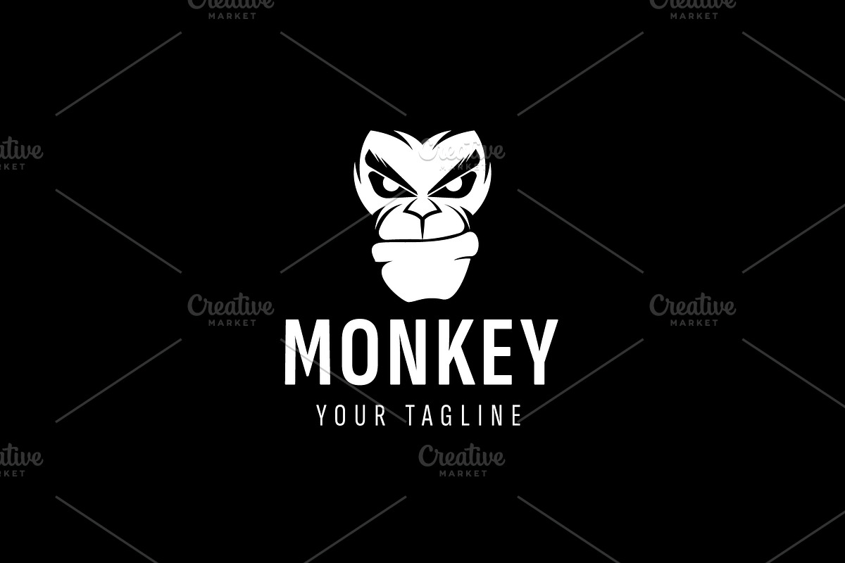 monkey logo vector icon illustration, a Branding & Logo Template by Dyn Studio