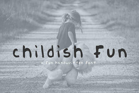 Handmade font - Childish Fun preview 4