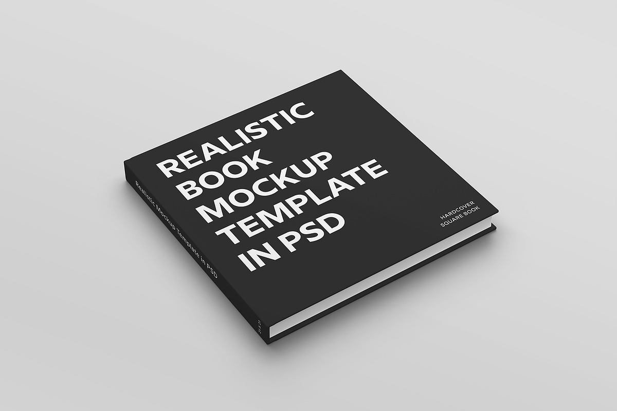 Hardcover Square Book Mockup, a Books & Magazine Mockup by Petr Stránský (Photo 13 of 21)