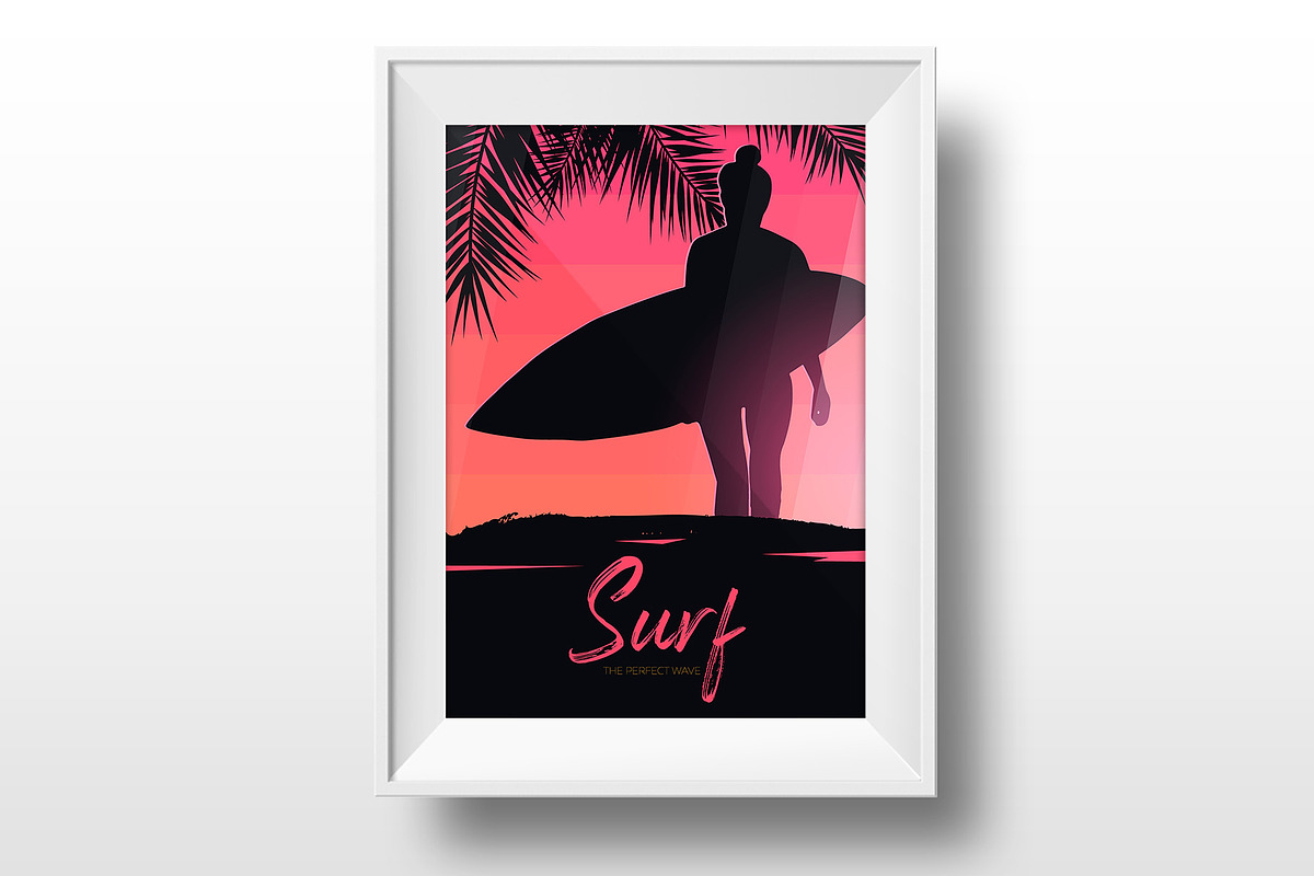 Surf Posters., a Decorative Illustration by Leo Edition (Photo 3 of 6)