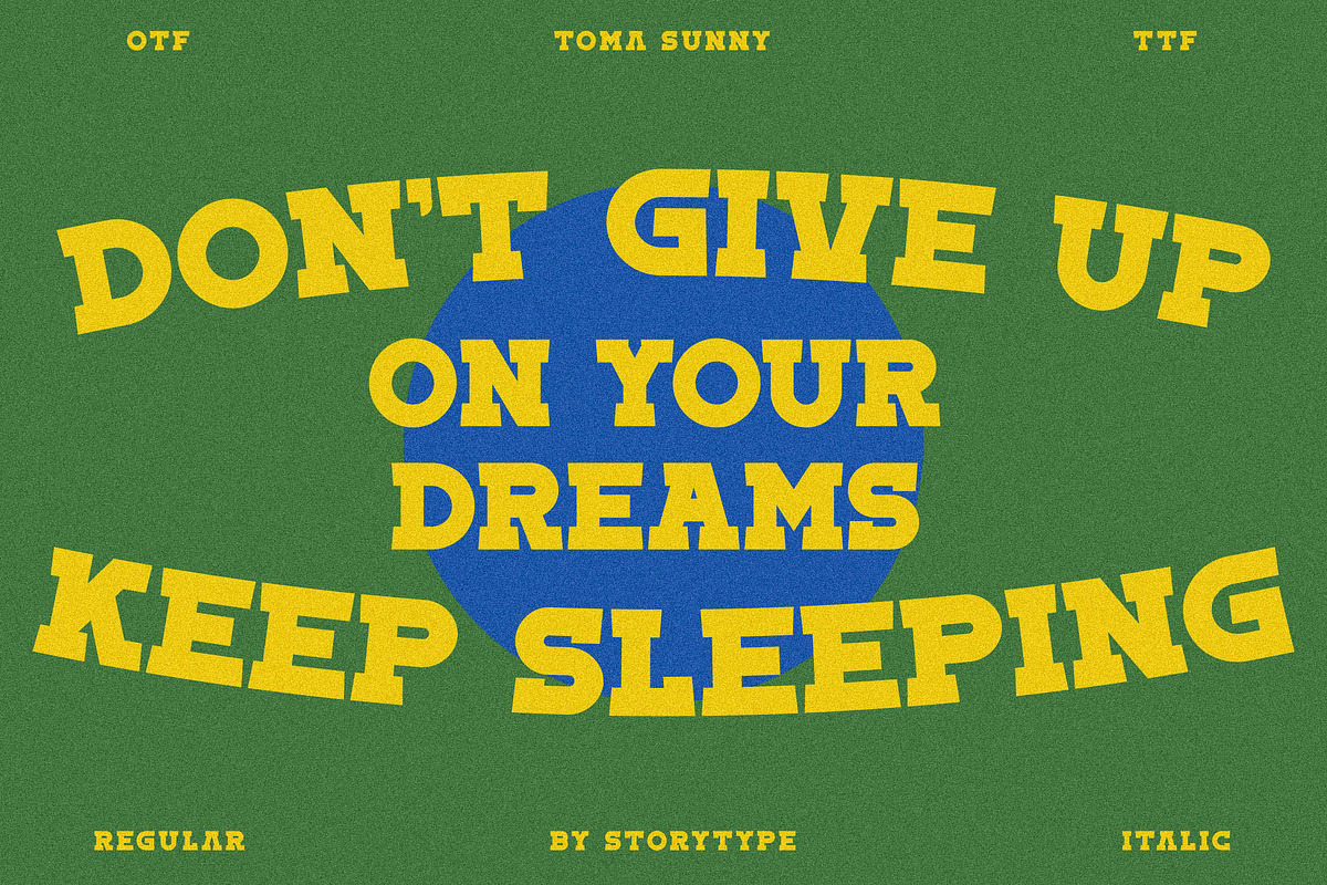 Toma Sunny Slab Serif Font, a Slab Serif Font by Storytype Studio (Photo 10 of 11)