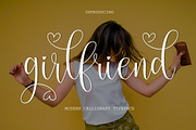 Girlfriend Script, a modern design., a Script Font by Cut Story (Thumbnail 1 of 8)