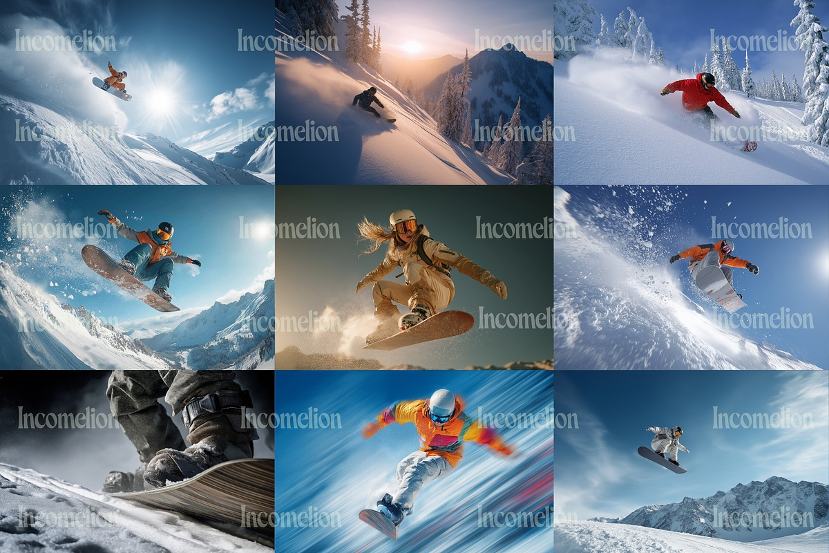 95 Snowboarding Stock Photos, a Sports & Recreation Photo by Incomelion (Photo 4 of 15)