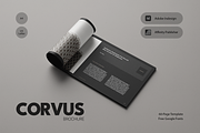 Corvus Brochure Template, a Brochure Template by SlideStation (Thumbnail 1 of 11)