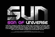 Galaxy Freedom - Futuristic Fonts, a Script Font by HIRO.std (Thumbnail 5 of 10)