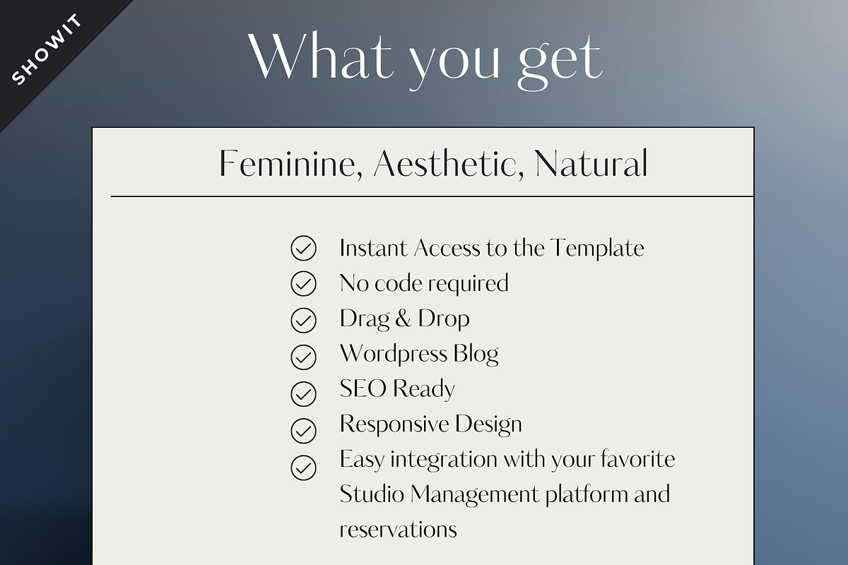 Showit Website Template I Niyama, a Websites & App Template by YogaBizLab (Photo 4 of 4)