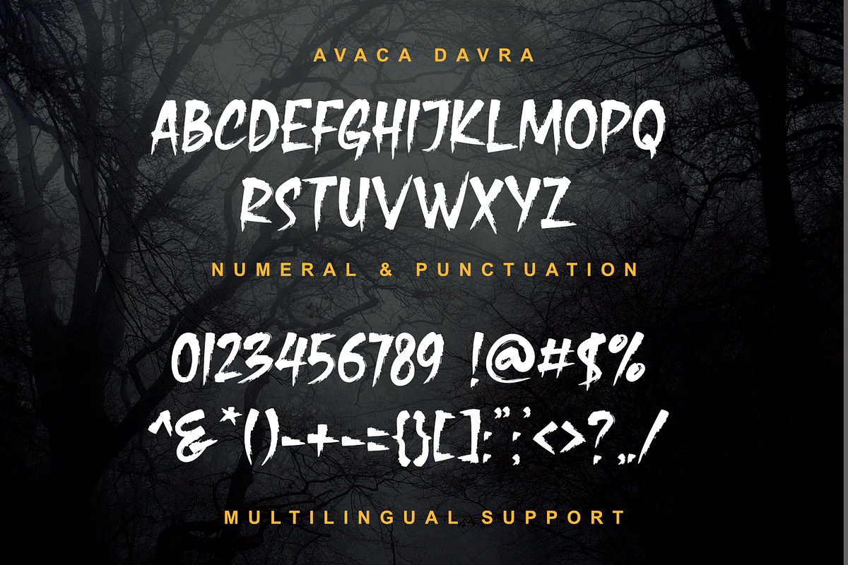Avaka Davra, a Font by Dumadistyle (Photo 2 of 8)