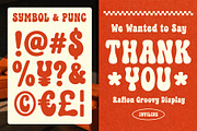 Rafion - Groovy Display Font, a Slab Serif Font by Inviline.co (Thumbnail 10 of 10)