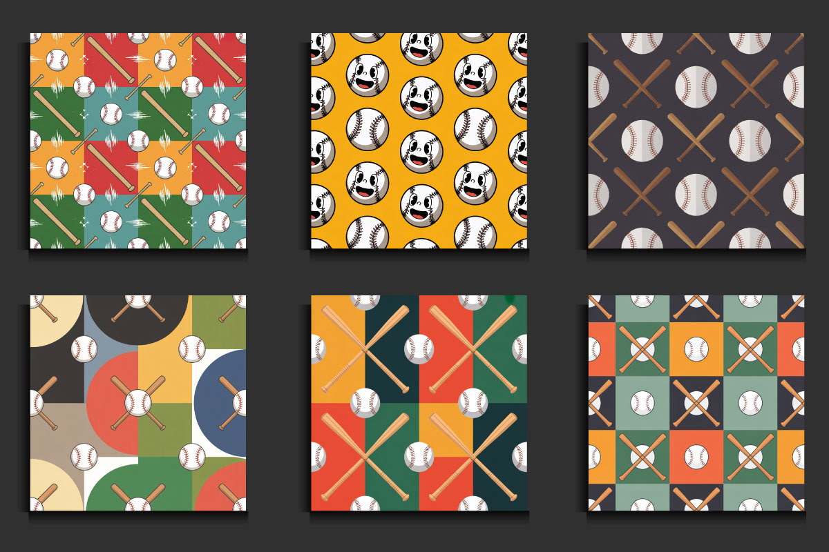 50 Baseball  Seamless Patterns, a Pattern Graphic by protabsorkar11 (Photo 2 of 4)