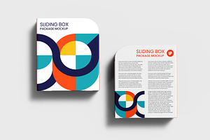 Sliding Box Mockup - 8 Views