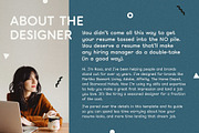 Modern Resume CV Template Design, a Resume Template by More Profesh (Thumbnail 8 of 8)