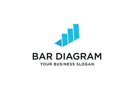 Bar Diagram Logo Design, a Branding & Logo Template by FransiskaDesign