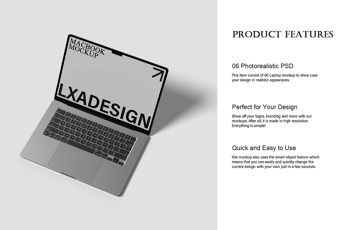 Laptop Mockups, a Mac Mockup by Lxadesign (Photo 7 of 9)