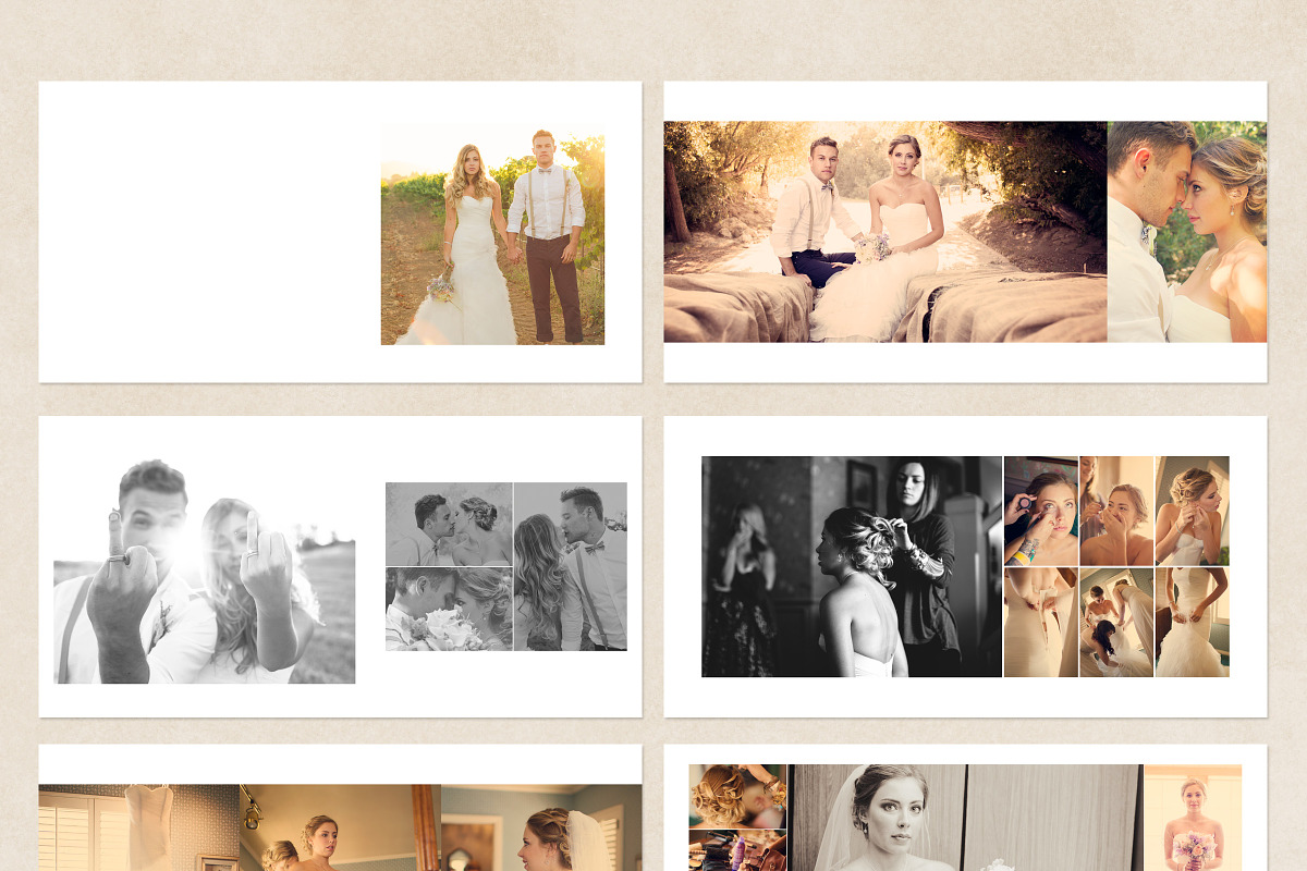 White Wedding Album Template, a Presentation Template by Posh Papers & Patterns (Photo 3 of 5)