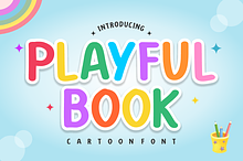 Playful Book - Cartoon Display Font