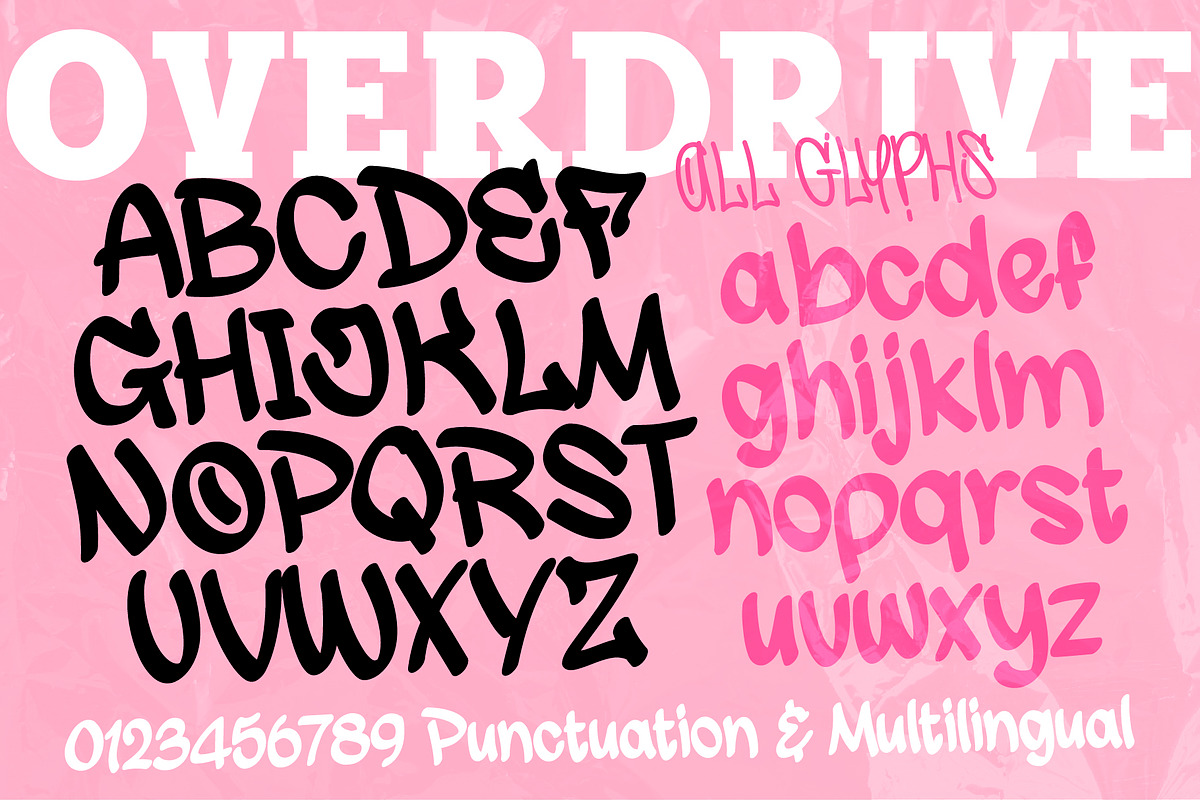 Overdrive, a Handwritten Font by BBtypeStudios (Photo 8 of 8)