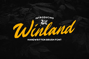 Winland - Brush Font, a Script Font by Littlehand (Thumbnail 1 of 9)