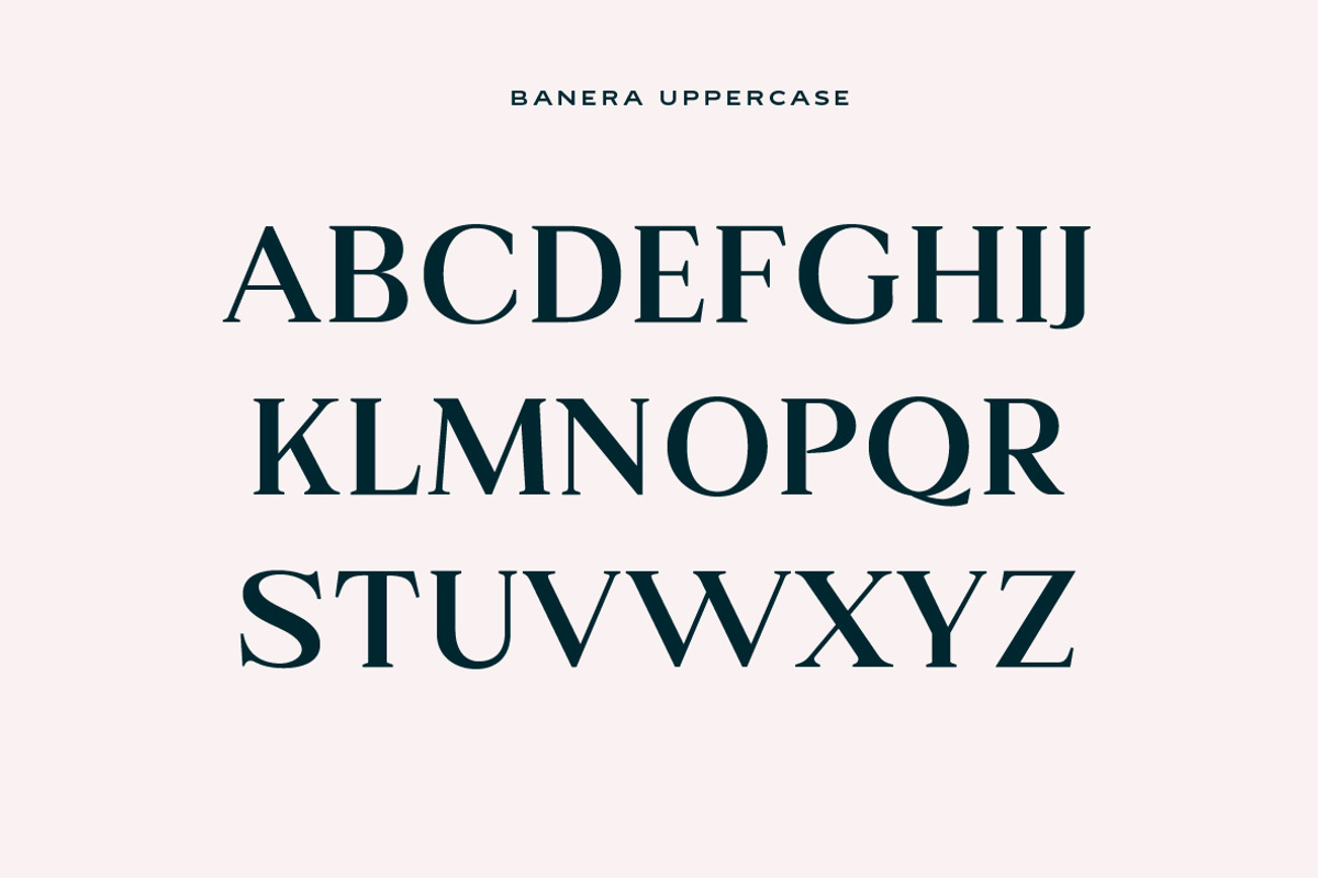 Banera Display Font, a Serif Font by Yukita Creative (Photo 6 of 9)