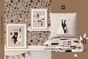 Autumn Forest graphic collection, an Animal Illustration by avdnadi (Thumbnail 3 of 10)