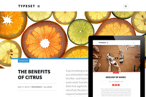 Typeset. A Magazine Blog & Portfolio