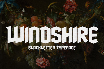 Windshire - Blackletter Typeface, a Blackletter Font by HipFonts
