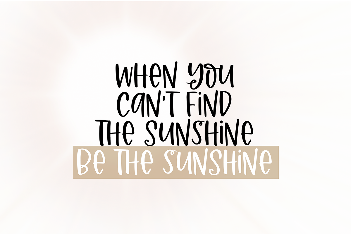 Sunray | Quirky Handwritten Font preview 6