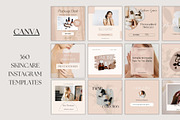 SKINCARE SOCIAL MEDIA KIT CANVA, a Social Media Template by Deepa Template Studio (Thumbnail 1 of 6)