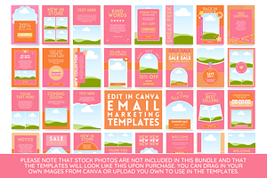 Orange Pink Email Templates