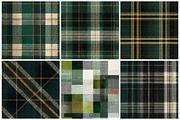 Emerald Green Tartan Plaid Pattern, a Texture Graphic by CitraGraphics (Thumbnail 3 of 8)
