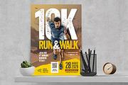 Run & Walk Flyer Templat, a Flyer Template by Boostock (Thumbnail 4 of 6)