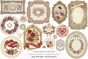 Vintage Valentine's Day Label Png, an Illustration by SinaCreation (Thumbnail 1 of 5)