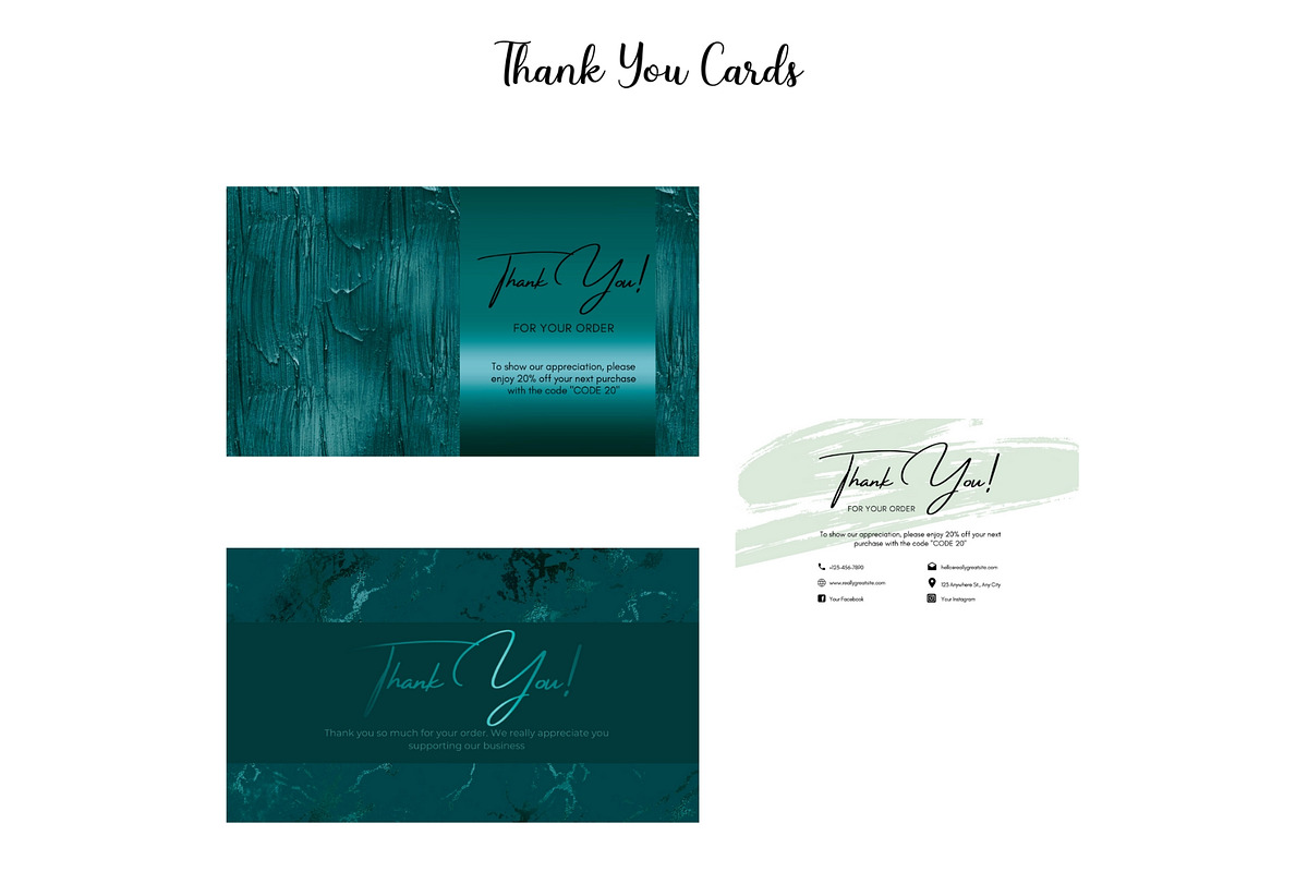 Canva Branding Kit Green Forest, a Branding & Logo Template by CopertiniStudio (Photo 7 of 7)