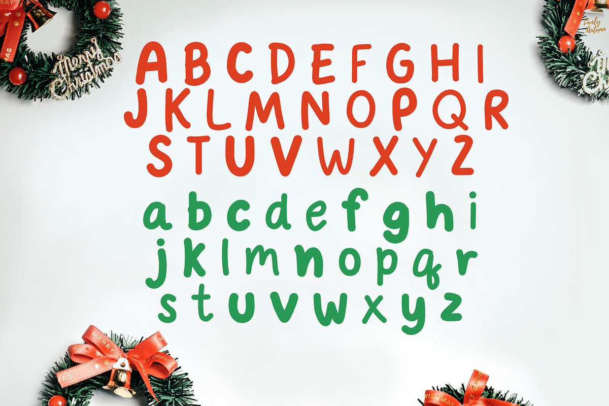 Jingle Bells | handwriting font, a Handwritten Font by LivelyAutumn11.11 (Photo 2 of 5)