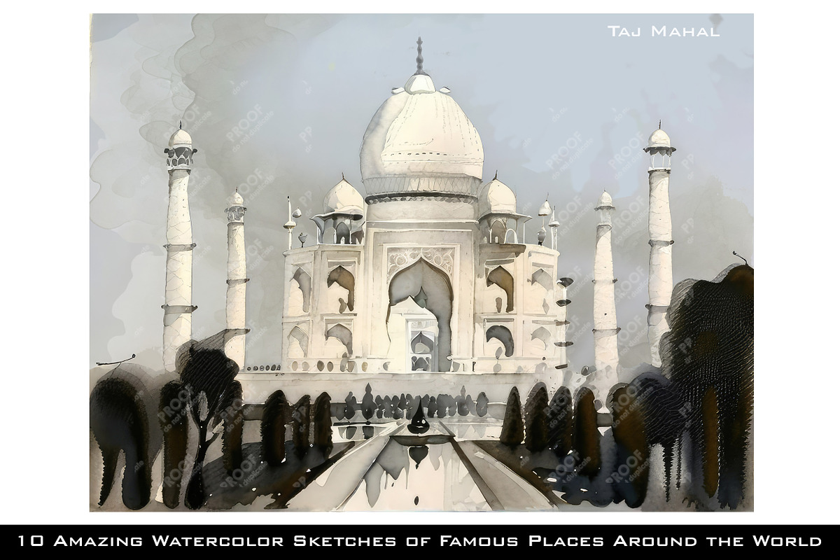 World famous places collection, an Illustration by SketchArtStudio (Photo 9 of 9)