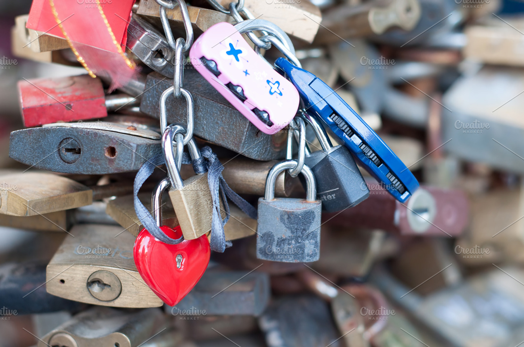 Love and Wedding locks, a Holiday Photo by Artspace