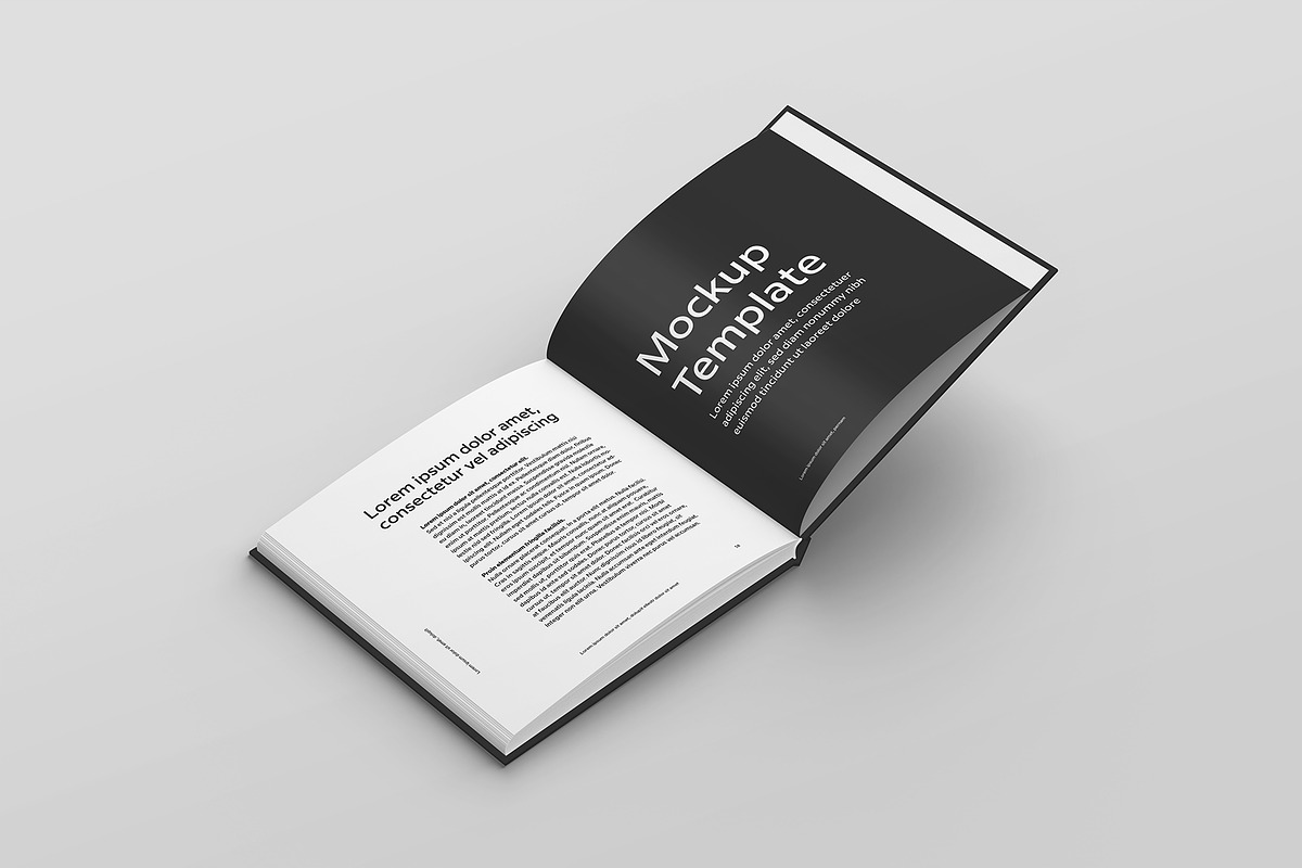 Hardcover Square Book Mockup, a Books & Magazine Mockup by Petr Stránský (Photo 4 of 21)