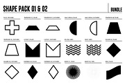 81 Shapes Brush Bundle for Procreate, a Brush Add-On by Quiver Supply Co. (Thumbnail 11 of 13)