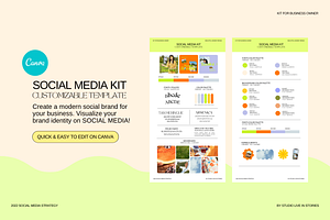 Modern Social Media Guide KIT CANVA