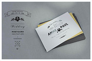 Wedding Invitation Postcard, an Invitation Template by Isbela  (Thumbnail 1 of 5)