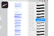 Procreate Ink Brushes, a Brush Add-On by Bene's shop (Thumbnail 3 of 8)