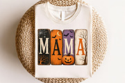 Mama Halloween Rustic Wooden PNG, a Seasonal Illustration by CraftArtStudio (Thumbnail 4 of 4)