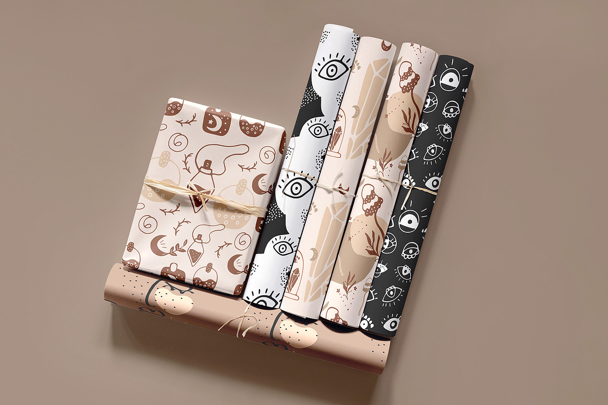 Paper Rolls Mockup |Wrapping Layered, a Mockup by bazarova (Photo 4 of 9)