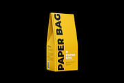 Paper Bag Mockup. Half Side view, a Cups & Container Mockup by easymock (Thumbnail 9 of 10)