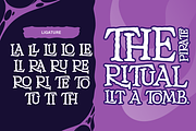 Krull Morgh - Spooky Halloween Typef, a Serif Font by MaikoHatta (Thumbnail 4 of 7)
