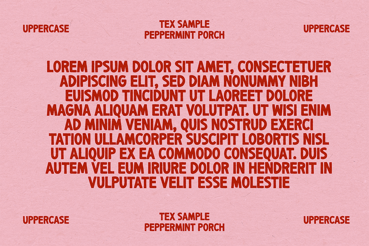 PEPPERMINT PORCH | FESTIVE FONT, a Font by Maria Feliz Fonts (Photo 7 of 9)